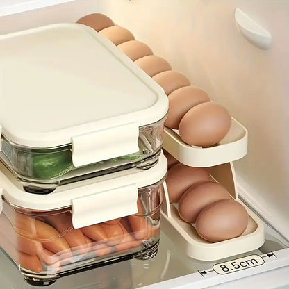 Rolling Egg Holder for Fridge Side Door MUVAYA