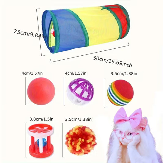 10pcs Assorted Cat Toys Set MUVAYA