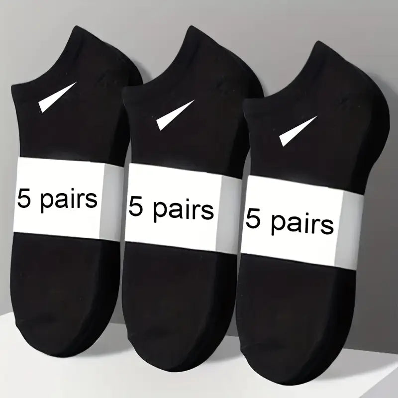 5 Pairs Men's Breathable Socks MUVAYA