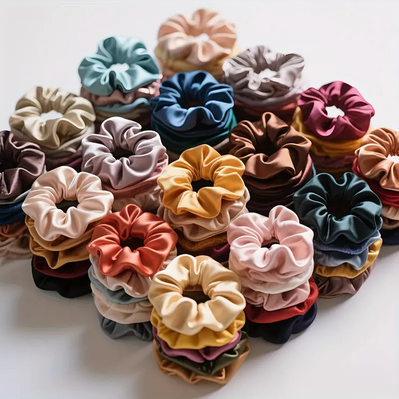 30pcs Korean Style Hair Scrunchie Set MUVAYA