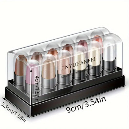 12-Color Eyeshadow and Highlighter Set MUVAYA