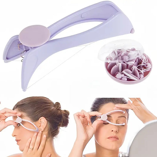 Compact Mini Facial Hair Remover | Spring Thread Epilator MUVAYA