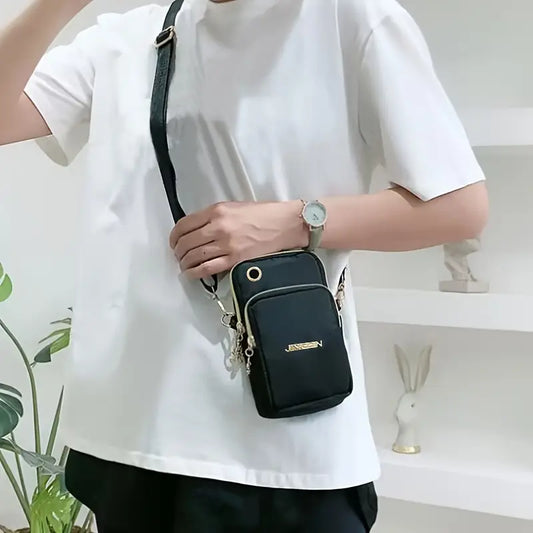 Unisex Lightweight Nylon Crossbody Phone Bag MUVAYA