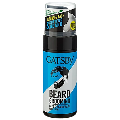 GATSBY Beard Grooming FACE & BEARD WASH MUVAYA