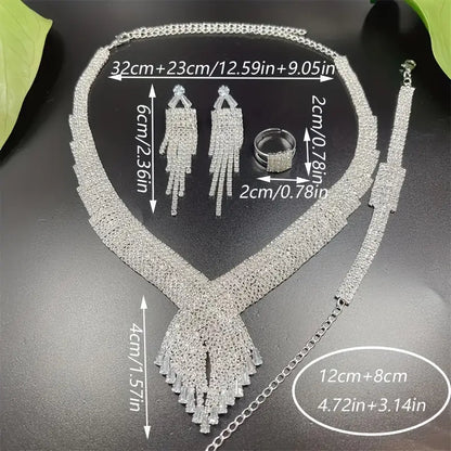 Stylish Luxury 4pcs Women’s Jewelry Set MUVAYA