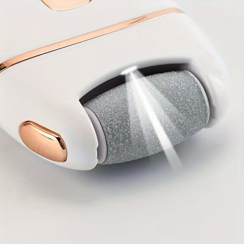 MIGUAN USB Rechargeable Electric Foot Grinder with LED Light MUVAYA