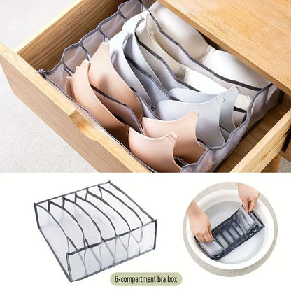 6-Compartment Undergarments Organizer MUVAYA