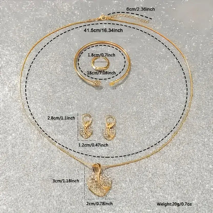 6pcs Elegant Women's Quartz Watch Set MUVAYA