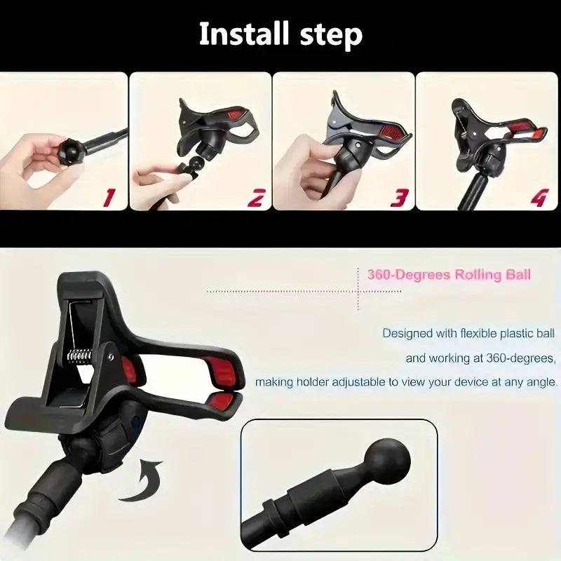 360° Rotating Goose Neck Phone Holder MUVAYA