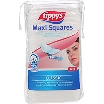 TIPPYS MAXI SQUARE cotton pads MUVAYA