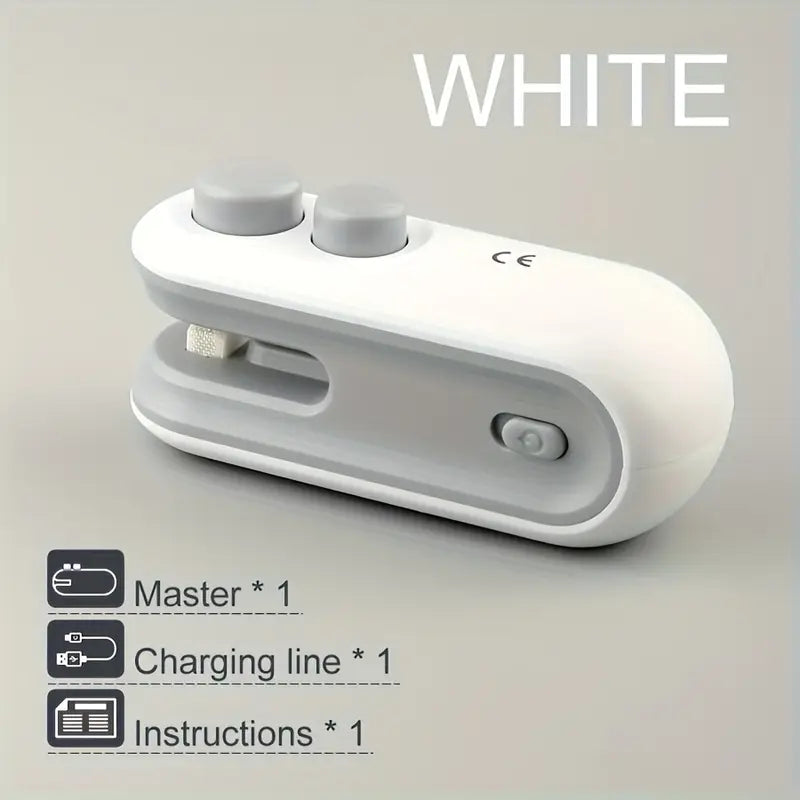 Mini Snack Bag Sealer with USB Rechargeable Battery MUVAYA