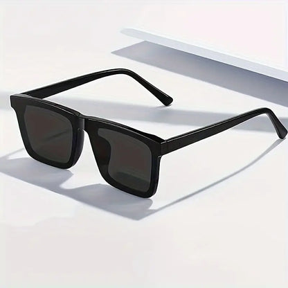 Oversized Square Retro Fashion Eyeglasses for Men and Women MUVAYA