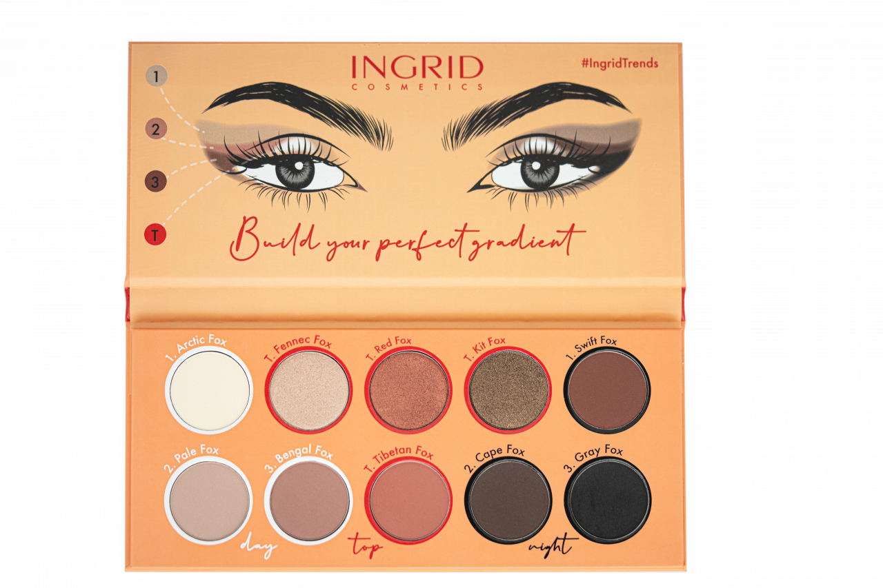 INGRID foxy eyes eyeshadow pallete MUVAYA