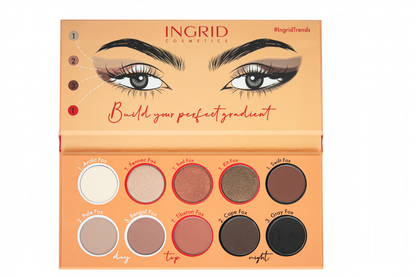 INGRID foxy eyes eyeshadow pallete MUVAYA