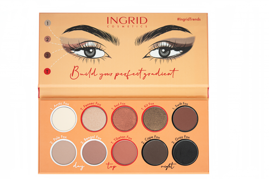 INGRID foxy eyes eyeshadow pallete MUVAYA