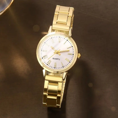 Women’s Quartz Watch with Bracelet – Elegant Timepiece Gift Set MUVAYA