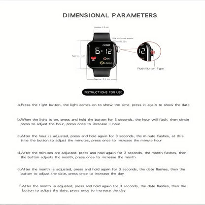 Multi-functional Sports Electronic Watch MUVAYA