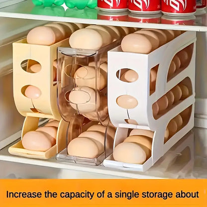 A Three-Tier Egg Holder for The Refrigerator MUVAYA