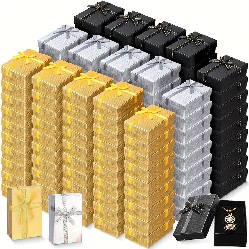 Jewelry Gift Box with Elegant Black & Golden design MUVAYA