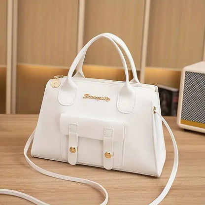 Korean Style Women's Bag - Minimalist Synthetic Handbag MUVAYA