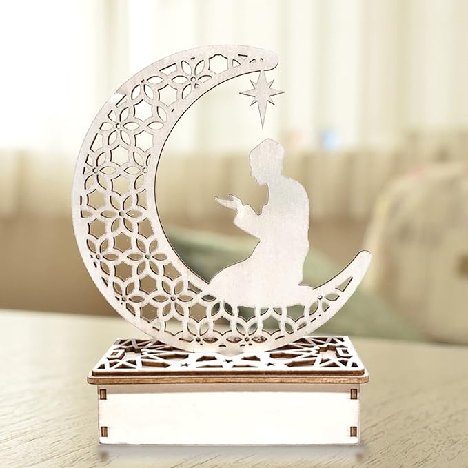 Eid Celebration Wooden Decor - Pray MUVAYA