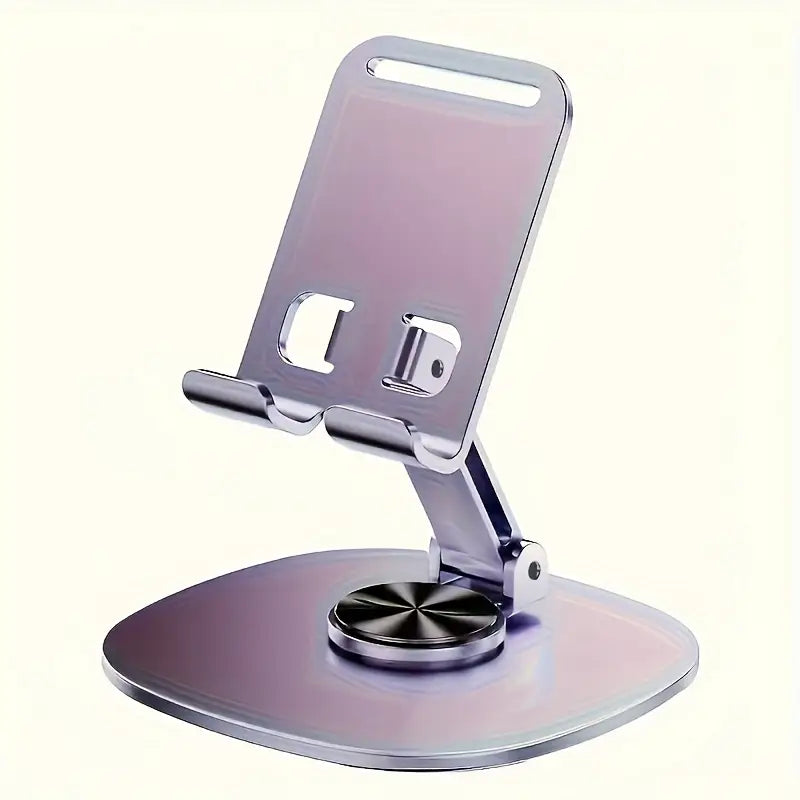 Metal Phone Holder with 360° Rotation Stand for Desk and Tabletop MUVAYA