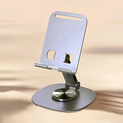 Metal Phone Holder with 360° Rotation Stand for Desk and Tabletop MUVAYA