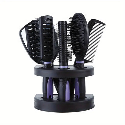 6pcs Mirror and Comb Set Hair Styling Combs MUVAYA