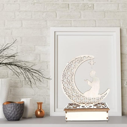 Eid Celebration Wooden Decor - Pray MUVAYA
