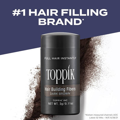 TOPIK Hair Building Fibre Dark Brown MUVAYA