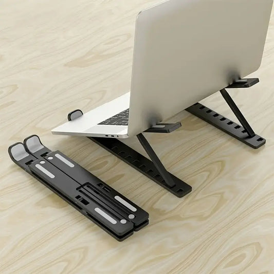 Adjustable Height Laptop Stand – Portable Foldable Cooling Base for Desk MUVAYA
