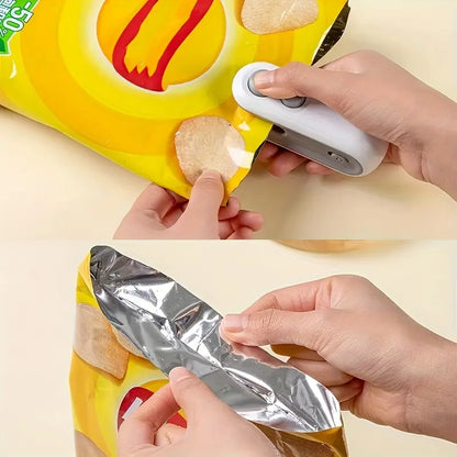 Mini Snack Bag Sealer with USB Rechargeable Battery MUVAYA
