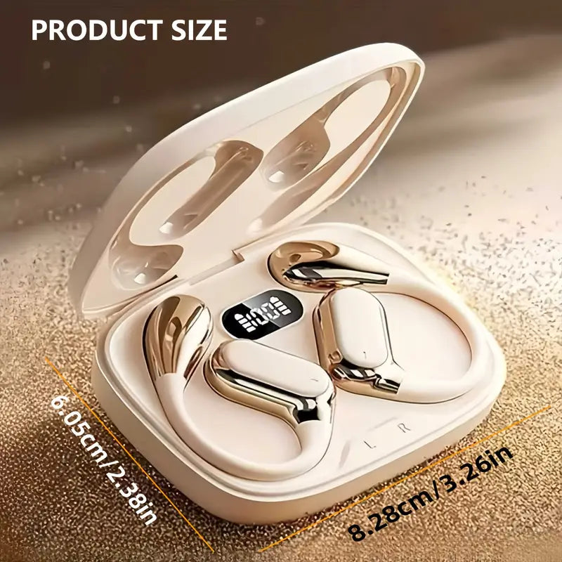 Wireless On-Ear TWS Earbuds with 9D Stereo Sound and HD Calling for Android and iPhone MUVAYA
