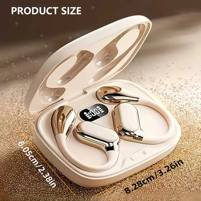 Wireless On-Ear TWS Earbuds with 9D Stereo Sound and HD Calling for Android and iPhone MUVAYA