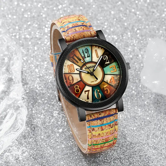 5Pcs Women’s Luxury Jewelry & Watch Set MUVAYA