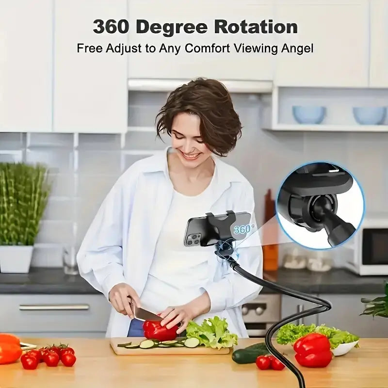 360° Rotating Goose Neck Phone Holder MUVAYA