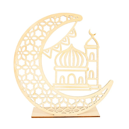 Eid Celebration Wooden Decor - Flag Palace MUVAYA