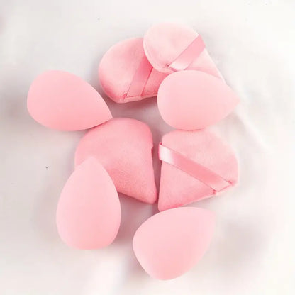 21Pcs Pink Makeup Kit – Soft Brushes, Makeup Blenders & Large Travel Bag MUVAYA