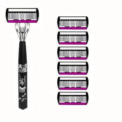 Manual Razor Set Of 6 Blades MUVAYA