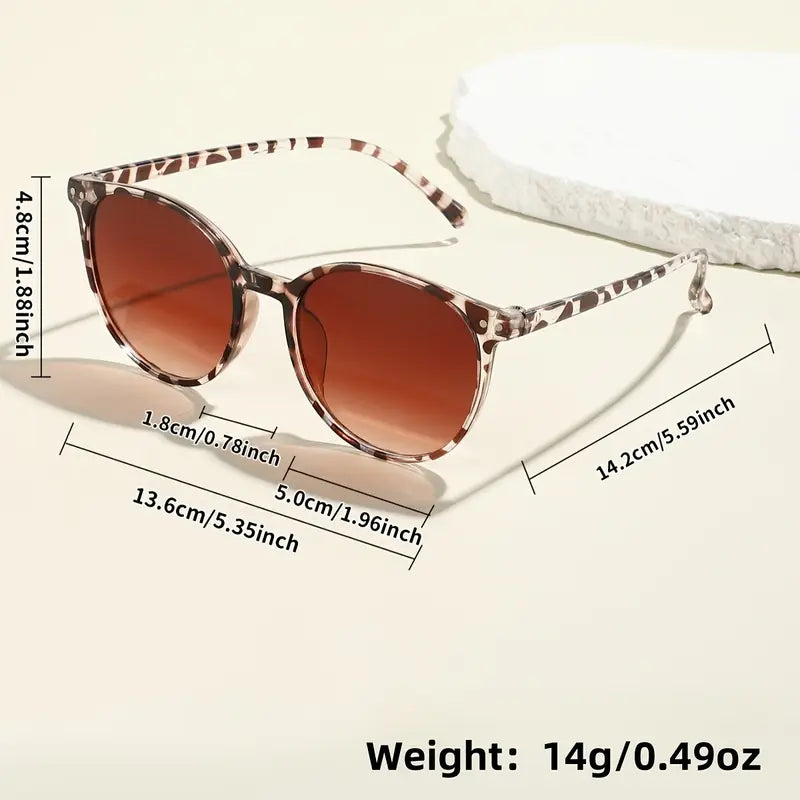 Retro Style Round Frame Fashion Glasses for Men and Women MUVAYA
