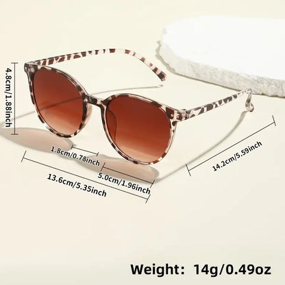 Retro Style Round Frame Fashion Glasses for Men and Women MUVAYA