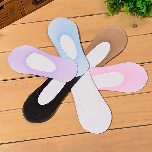Summer High-Elastic Ultra-Thin Invisible Women’s Anti-Slip Low Cut Boat Socks MUVAYA