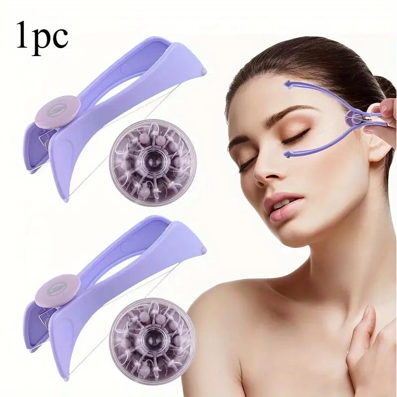 Compact Mini Facial Hair Remover | Spring Thread Epilator MUVAYA