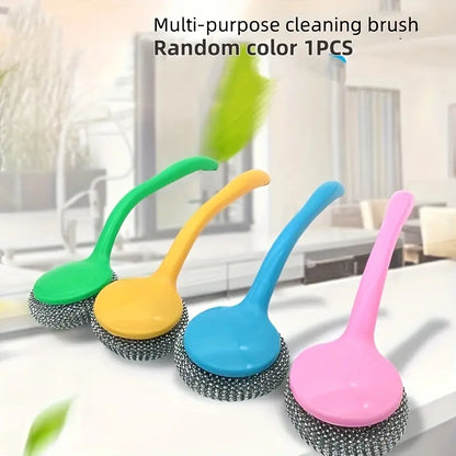 Stainless Steel Scrub Sponges with Ergonomic Handles MUVAYA