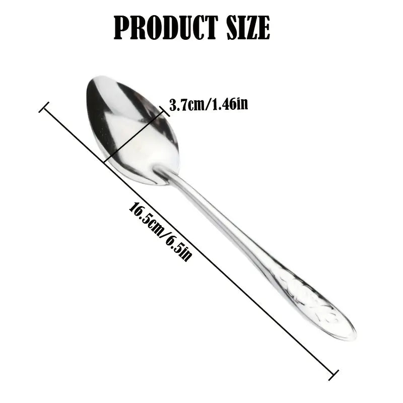 Stainless Steel Rose Spoons Set MUVAYA