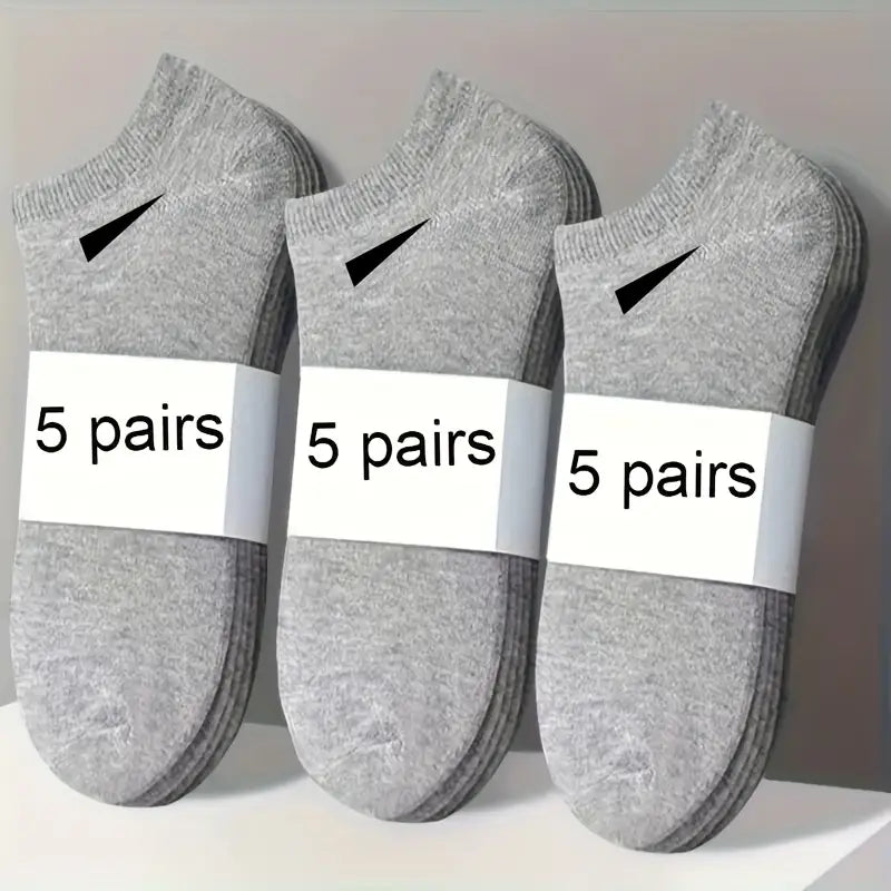 5 Pairs Men's Breathable Socks MUVAYA
