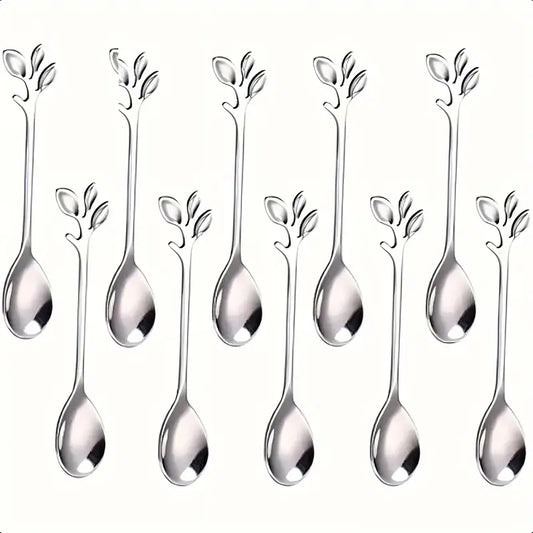 10pcs Stainless Steel Spoons MUVAYA
