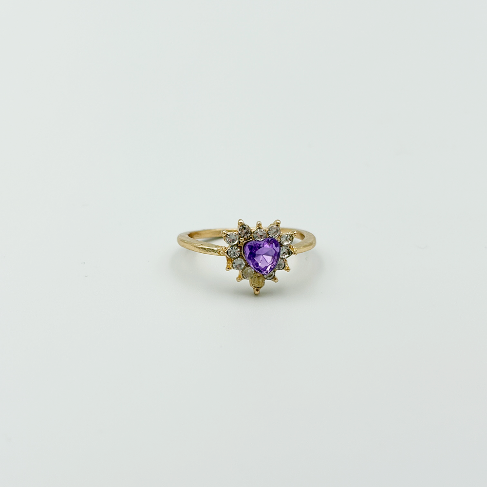 Regal Spark Heart Ring MUVAYA