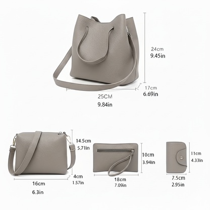 4pcs Elegant Handbag Set MUVAYA