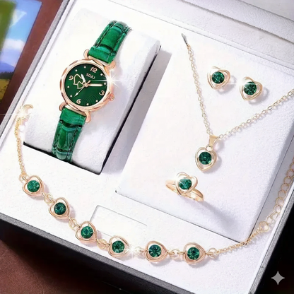 6pcs Women's Quartz Watch Set MUVAYA